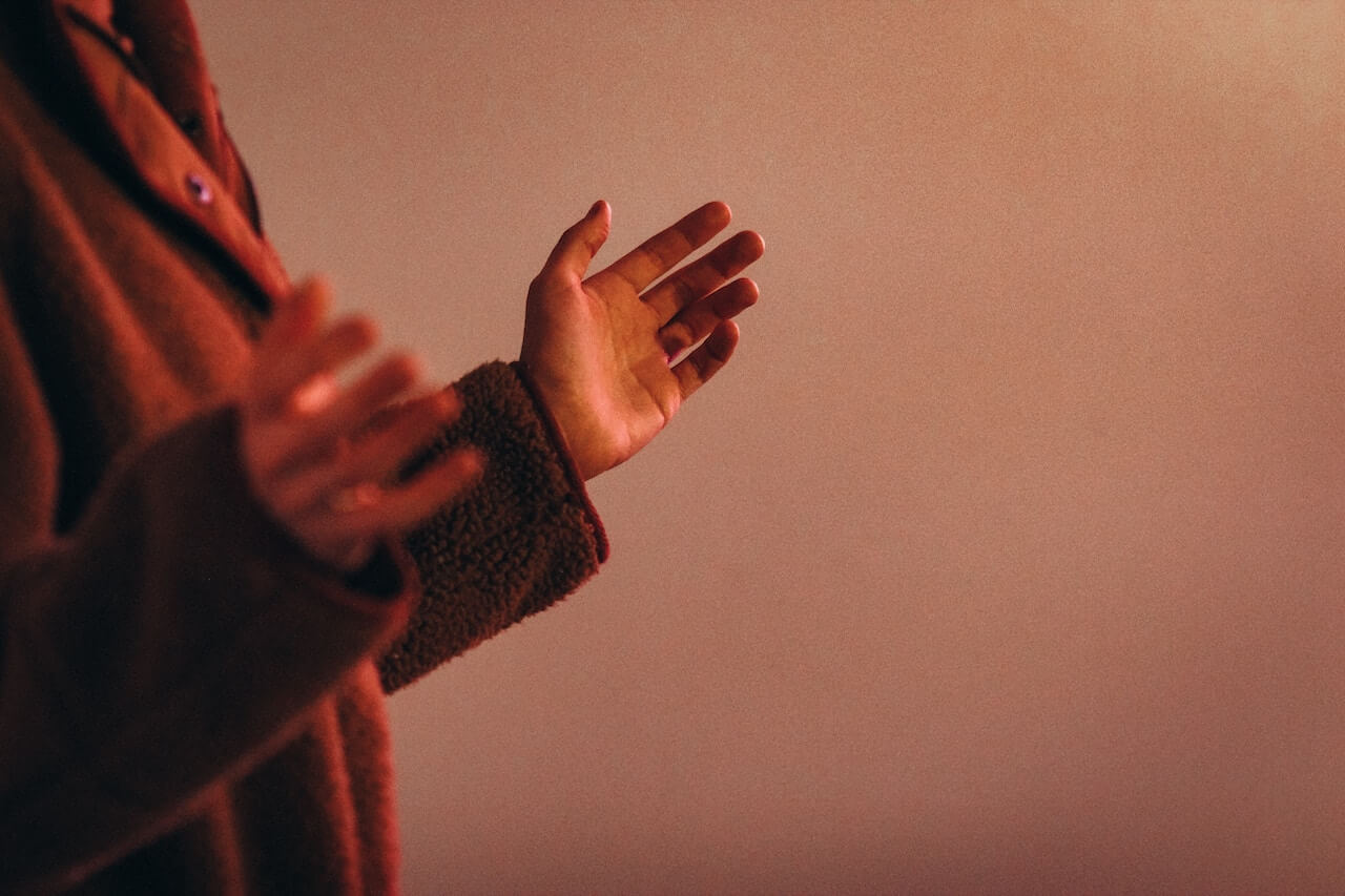 woman holding a bible